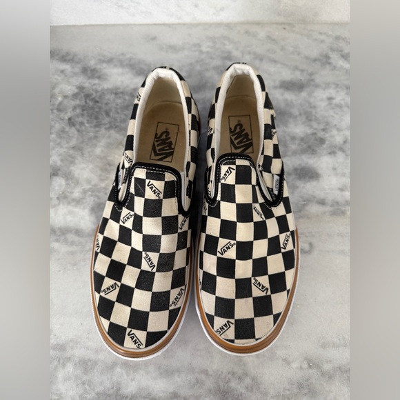 Vans Stacked Checkerboard Slip ons RARE! - Picture 5 of 5